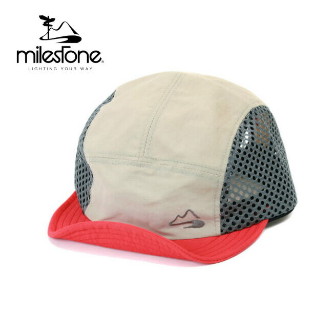 樂天商城 - 【9日20時〜16日1時59分限定クーポン配布中】●milestone マイルストーン original cap オリジナルキャップ MSC-018 【 帽子 トレッキング トレイルランニング ファストパッキング キャンプ アウトドア 】【メール便・代引不可】
