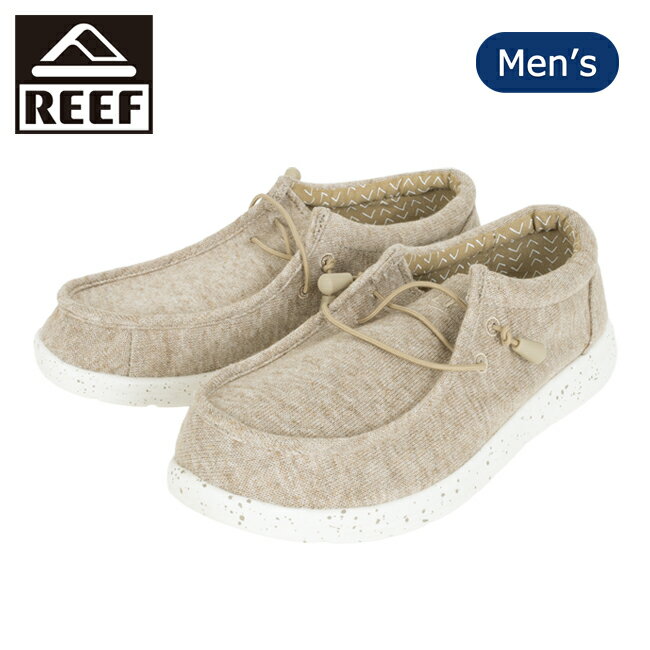 ●REEF リーフ ●REEF CUSHION COAST リーフクッションコースト BEG(TAN) CI7015 【 メンズ シューズ 靴 スニーカー アウトドア 】
