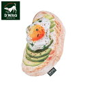 ●D.WAG ディーワグ PLUSH TOY AVOCADO EGG TOAST プラッシュトイアボカドエッグトースト Y-0839 【 犬 ペット ぬいぐるみ おもちゃ 人形 スクイーカー 鳴り物 】