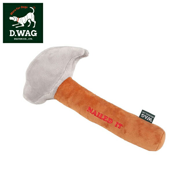 Soft Toy - ●D.WAG ディーワグ PLUSH TOY HAMMER プラッシュトイハンマー Y-0844 【 犬 ペット ぬいぐるみ おもちゃ 人形 スクイーカー 鳴り物 】
