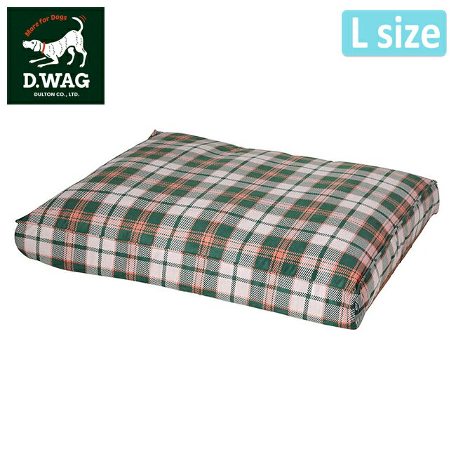 【24日〜30日限定クーポン配布中】●D.WAG ディーワグ CHECK DOG BED L チェックドッグベッドL Y-0847L 【 犬 ペット 寝具 クッション 中型犬 小型犬 】