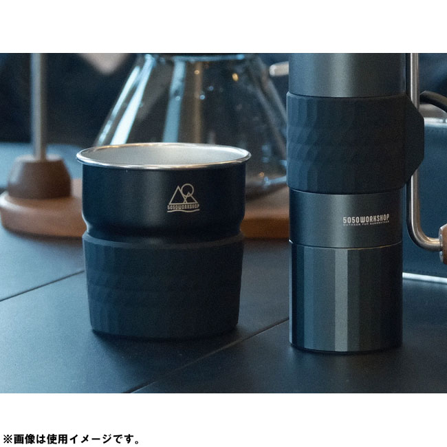 ●5050WORKSHOP フィフティフィフティワークショップ COFFEE CUP コーヒーカップ TR048-5WS-4471 【 食器 コップ カフェ シリコン ステンレス スタッキング キャンプ アウトドア 】 2