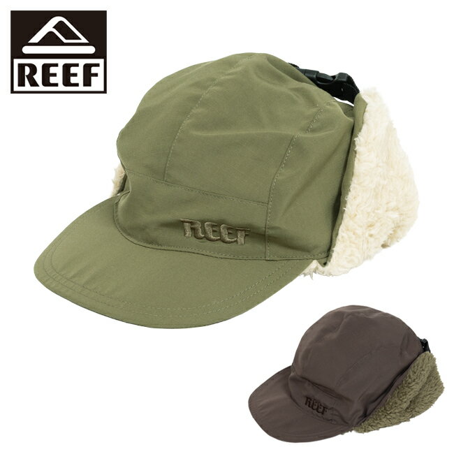 樂天商城 - ●REEF リーフ SHERPA FLEECE EAR WARMER CAP シェルパフリースイヤーウォーマーキャップ RFACM2302 【 帽子 フライトキャップ パイロットキャップ 防寒 耳当て付き ユニセックス 】【メール便・代引不可】
