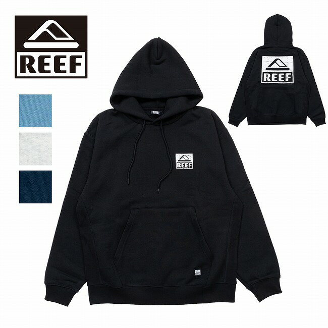 樂天商城 - 【9日20時〜16日1時59分限定クーポン配布中】●REEF リーフ SQUARE LOGO HOODIE スクエアロゴフーディー RFPKM2301 【 トップス 長袖 パーカー アウトドア 】