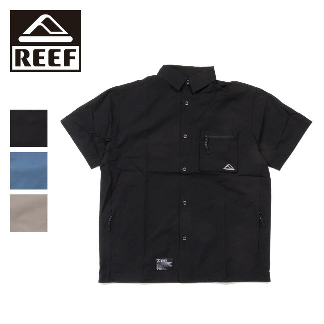 樂天商城 - 【9日20時〜16日1時59分限定クーポン配布中】●REEF リーフ BAJA DRY S/S SHIRTS バハドライショートスリーブシャツ RFWSM2501 【 トップス 半袖 開襟シャツ アウトドア 】