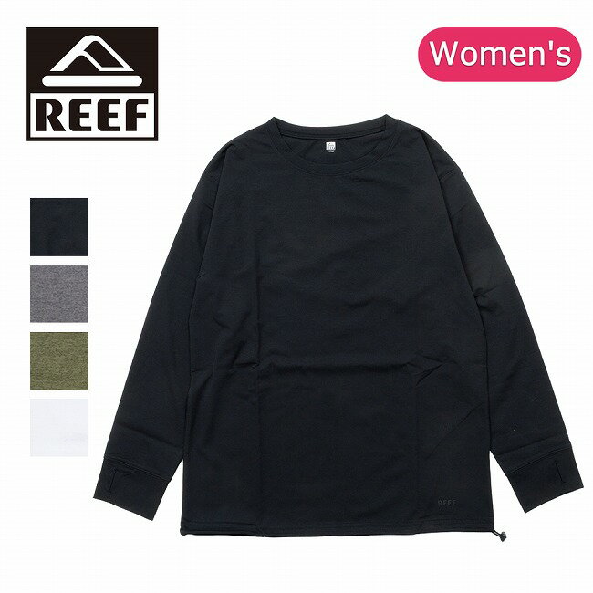 樂天商城 - ●REEF リーフ ACTIVE LS TOPS アクティブロングスリーブトップス REEF25S-06 【 レディース ウィメンズ 長袖 ロンT Tシャツ ルーズフィット 水陸両用ラッシュ素材 アウトドア 】