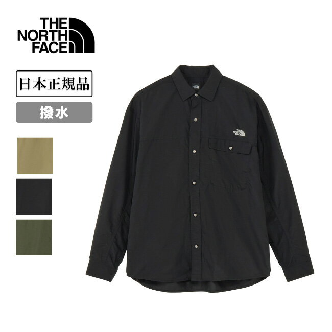 樂天商城 - 【9日20時〜16日1時59分限定クーポン配布中】●THE NORTH FACE ザ・ノース・フェイス L/S Nuptse Shirt ロングスリーブヌプシシャツ NR62550 【 トップス 長袖 撥水 静電ケア アウトドア 日本正規品 】