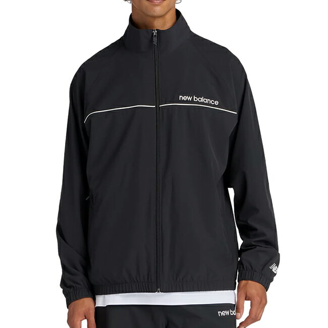 樂天商城 - 【9日20時〜16日1時59分限定クーポン配布中】●New Balance ニューバランス Mesh Lined Woven Track Jacket Black メッシュラインドウーブントラックジャケット AMJ53170 【 ジャージ トレーニングウェア 速乾 起毛 スポーツ アウトドア 】