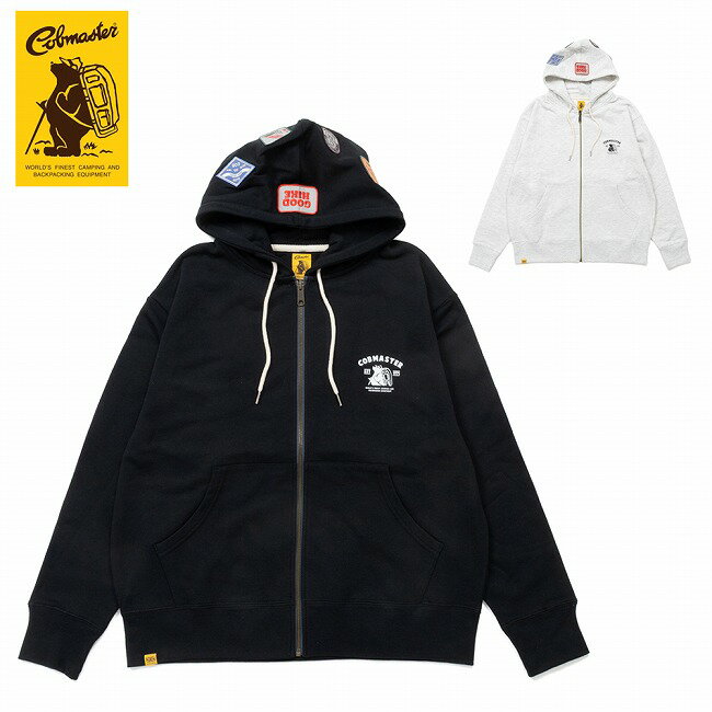 樂天商城 - 【9日20時〜16日1時59分限定クーポン配布中】●COBMASTER コブマスター 裏毛 マルチワッペン フルジップパーカー 447508 【 トップス 長袖 キャンプ アウトドア 】