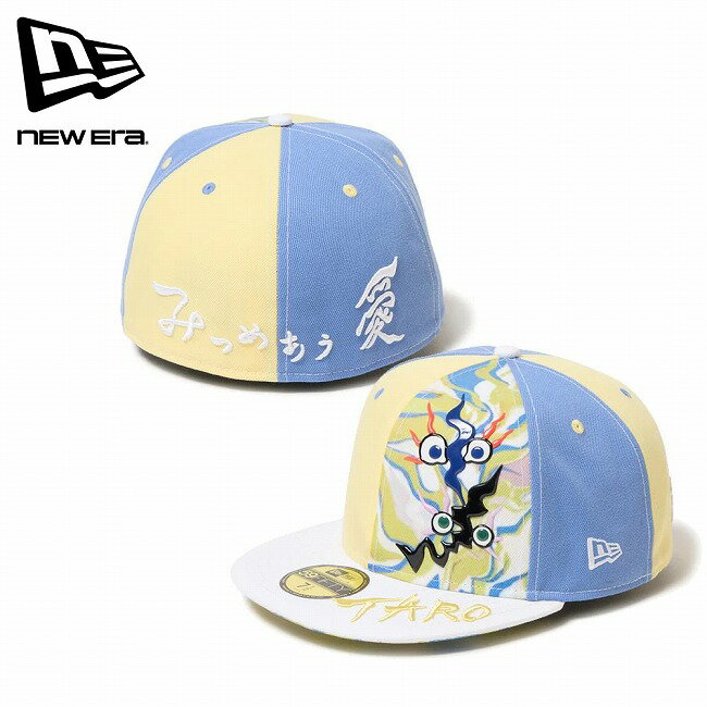 樂天商城 - 【9日20時〜16日1時59分限定クーポン配布中】●NEWERA ニューエラ 59FIFTY TARO OKAMOTO 岡本太郎 みつめあう愛 マルチカラー 14683818 【 帽子 キャップ アウトドア ユニセックス 】