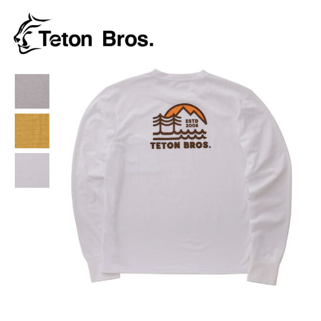 樂天商城 - 【9日20時〜16日1時59分限定クーポン配布中】●Teton Bros ティートンブロス TB Monoline L/S Tee モノラインロングスリーブティー TB253-490 【 トップス 長袖 吸水 抗菌 防臭 UPF+30 耐摩耗 ストレッチ アウトドア 】