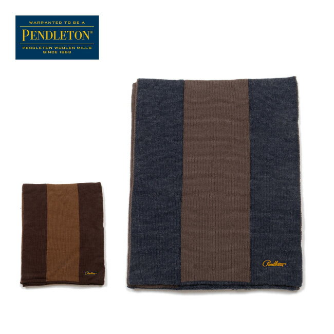 ●PENDLETON ペンドルトン LOGO WPN KNIT MUFFLER ロゴWPNニットマフラー PDT-000-253005 【 ネックウォ..