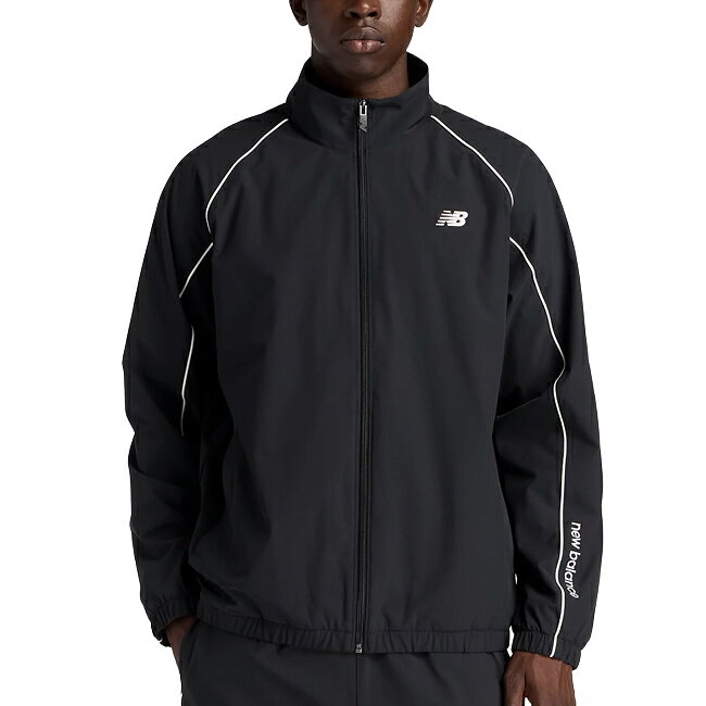 メーカー希望小売価格はメーカーカタログに基づいて掲載していますSpec ブランド名 New Balance ニューバランス 商品名 Brushed Tricot Lined Woven Track Jacket ブラッシュドトリコットラインドウーブンジャケット メーカー型番 AMJ53171 サイズ M：着丈72×胸囲117×身幅58.5L：着丈73×胸囲122×身幅61XL：着丈74.5×胸囲128×身幅64(単位：cm)※メーカーサイズ参照 カラー BK 詳細 &nbsp; 3シーズン使用できるウーブンジャケット。着脱しやすい裏地起毛。ゆったりとしたシルエットで幅広着こなしを提案【特徴】・NB DRY速乾技術は、体から湿気を逃がし、快適にトレーニングできるようにします。【素材】・裏起毛トリコットライニング付きのストレッチ織物生地・86％リサイクルポリエステル、14％スパンデックス ------------------------------------------------------------ ※モニタやPC環境等により実物と多少色合いが異なって見える場合もございます。 ※外箱がある商品につきましては生産、運搬の過程上、商品の箱(外箱)に多少の汚れや、破れ等が生じる場合がございます。 予めご了承の上お買い求め頂きます様、よろしくお願いいたします。 ※パターン生地を使用している商品によってはパターン位置に個体差がございます。予めご了承下さい。 ※一部商品画像にメーカー提供画像を使用している商品もございますので、仕様が予告なく変更される場合がございます。 ※複数のショッピングモールで同時販売しておりますので、在庫切れになってしまう場合がございます。 厳重に注意し在庫システムで管理を行っておりますが、お買い上げいただいた商品が品切れになってしまう場合がございます。 また、人気商品に関しましても複数のお客様が一度に購入を行い、在庫の反映が間に合わずご購入できてしまう場合がございます。 その際はお客様には必ずご連絡をさせていただきますが、万が一入荷予定がない場合はキャンセルさせていただく場合がございます。 大変申し訳ございませんがあらかじめご了承ください。 ※メール便発送対象商品に関しましては、メール便規定料金にてお送りします。 ※ガス缶などをご使用いただく商品の場合、同メーカーのものをご使用いただくことを推奨しております。 製品不良などが起こった場合、保証対象外となる場合がございます。 ------------------------------------------------------------