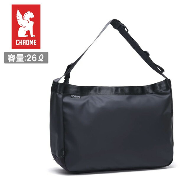 【スーパーセール限定クーポン配布中！】●CHROME クローム Newspaper Messenger ニュースペーパーメッセンジャー JP197MTBK MattBlack 【 ショルダーバッグ 斜めかけ 防水 軽量 PC カバン 通勤 通学 アウトドア 】