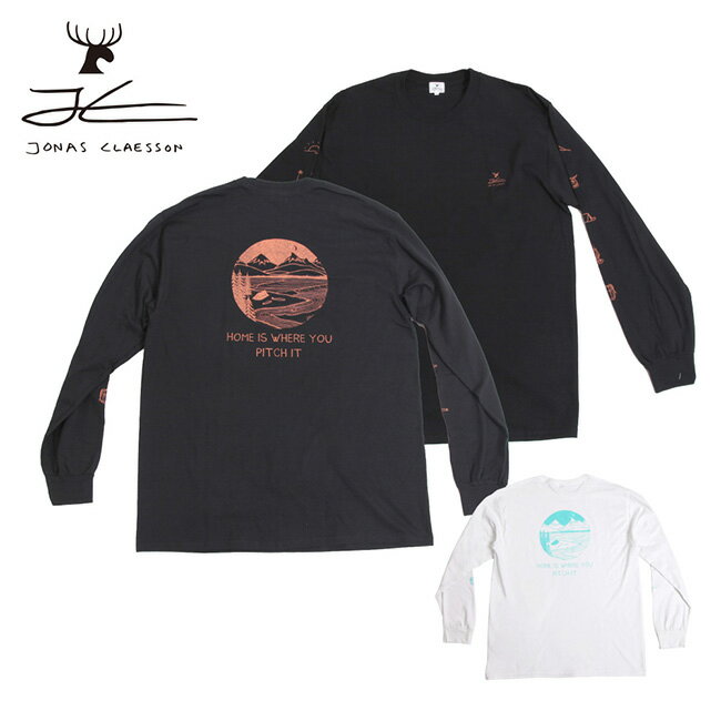 樂天商城 - ●JONAS CLAESSON ジョナスクレアッソン ADVENTURE TEE アドベンチャーティー JC-2025FW-P3 【 トップス 長袖 ロンT 綿 コットン キャンプ アウトドア 】【メール便・代引不可】