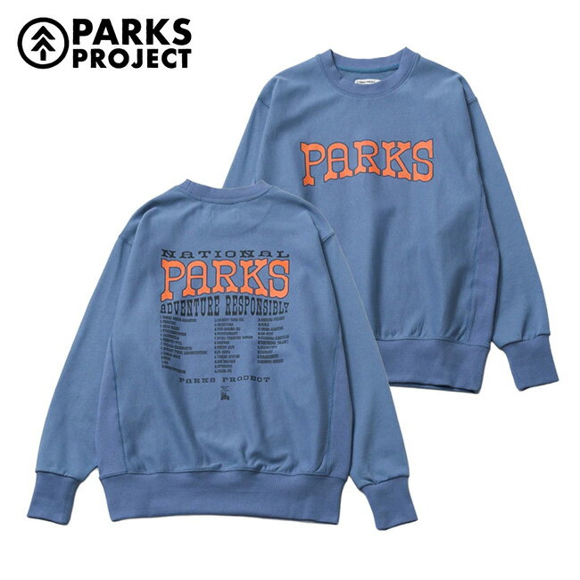 樂天商城 - ●PARKS PROJECT パークスプロジェクト Japan NP Sweat ジャパンNPスウェット Sax(Blue) 162510003 【 トップス トレーナー 長袖 アウトドア 】