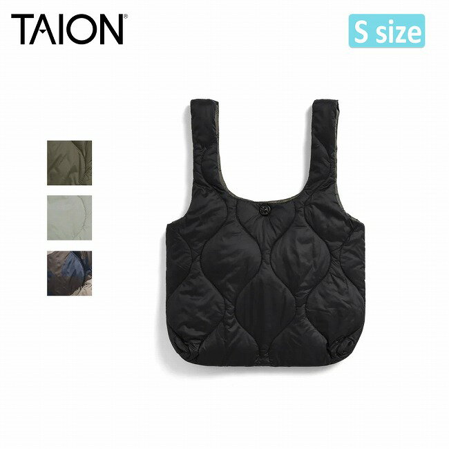 【24日〜30日限定クーポン配布中】●TAION タイオン ミリタリー エコ ダウンバッグS TAION-ECBG01ALSML-S 【 カバン ランチトート サブバッグ エコバッグ ヘチマキルト コンパクト 手洗OK 800FP 】【メール便・代引不可】(4.0)