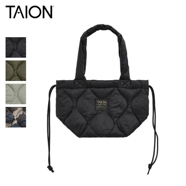 樂天商城 - 【9日20時〜16日1時59分限定クーポン配布中】●TAION タイオン ミリタリー ダウントートバッグS-ソフトシェル TAION-TT02ALSML-1-S 【 カバン 巾着バッグ ストリングバッグ ヘチマキルト 2WAY 手洗OK 800FP 】