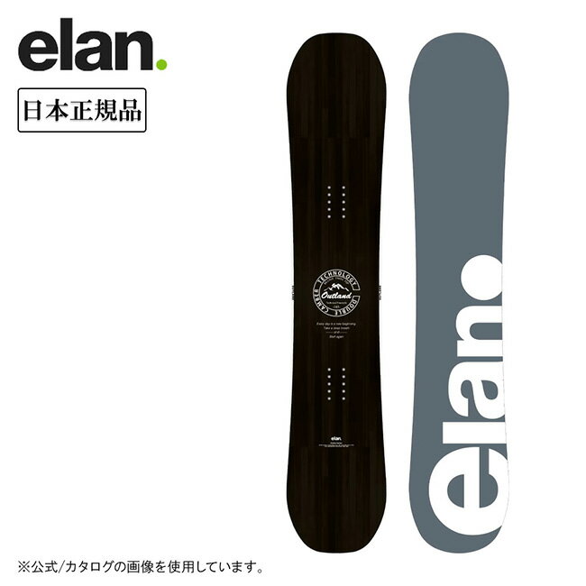 ●2026 ELAN エラン OUTLAND アウトランド BLACK 42006125 【 スノーボード スノボ スノボー メンズ レディース フリースタイル グラトリ フリーライド 日本正規品 】