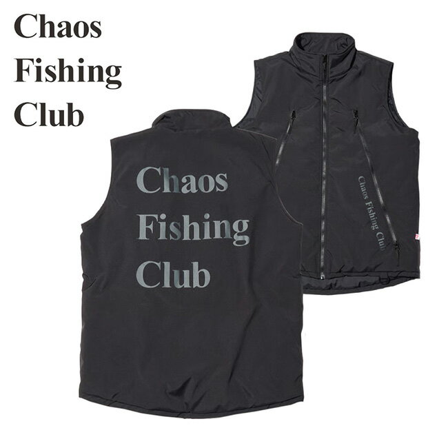 ●Chaos Fishing Club カオスフィッシングクラブ ECW CFC Lv.77 Vest ECW CFC Lv.77ベスト Black CFC-25AW-JK02 【 アウター キャンプ アウトドア 】