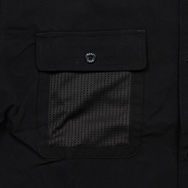 【3/20 20時〜3/26 1時59分限定クーポン配布中！】●REEF リーフ BAJA L/S SHIRTS バジャロングスリーブシャツ BLK RFWSM2430 【 トップス 長袖 ロンT アウトドア 】