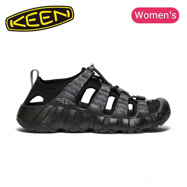 樂天商城 - 【14日20時〜17日9時59分まで使用可能なクーポン配布中】●KEEN キーン HYPERPORT H2 ハイパーポートエイチツー Black/Steel Grey 1028657 【 レディース ウィメンズ サンダル 靴 抗菌 防臭 速乾 耐摩耗 撥水 キャンプ アウトドア 】