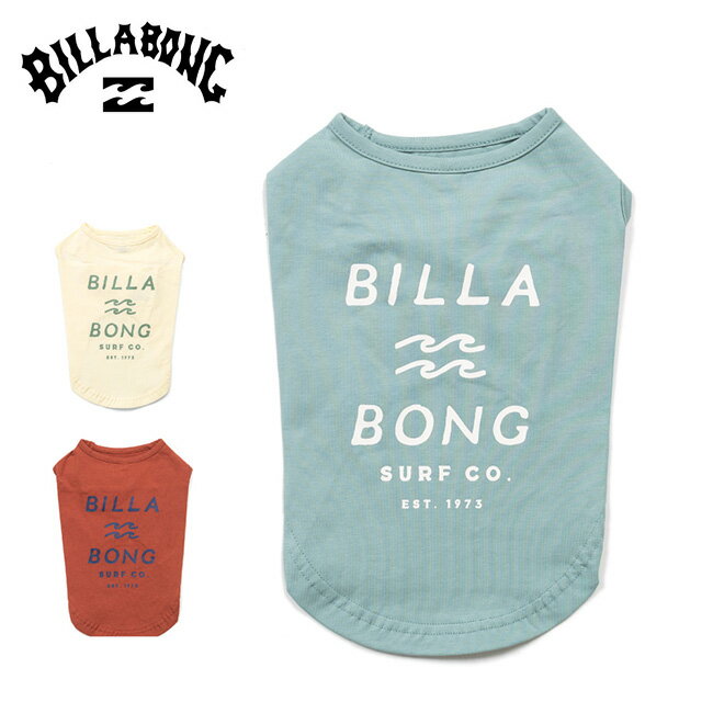 ●BILLABONG ビラボン One Time Dog Tank ワンタイムドッグタンク BG013980D 【 犬用品 袖なし 服 ウェア 散歩 アウトドア キャンプ 】【メール便・代引不可】