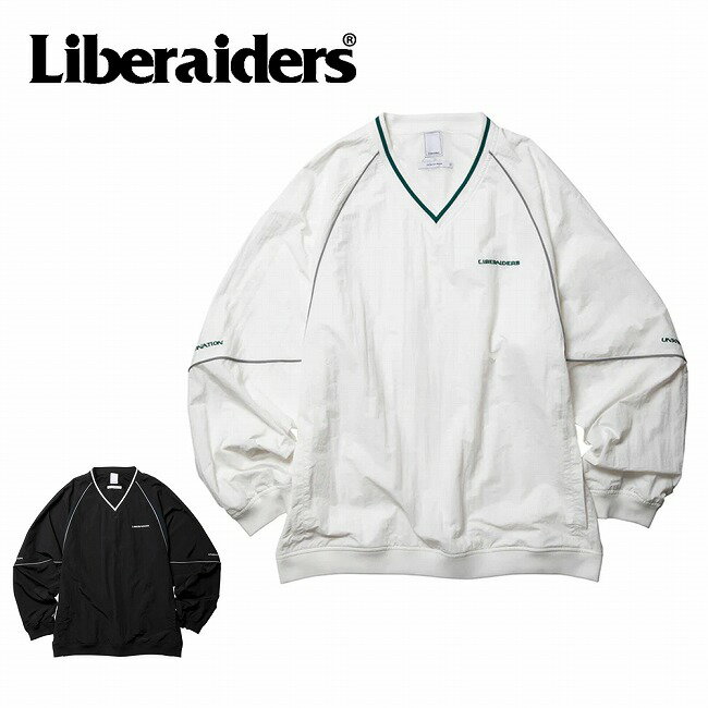 樂天商城 - 【9日20時〜16日1時59分限定クーポン配布中】●Liberaiders リベレイダース LR Nylon Pullover LRナイロンプルオーバー 735012601 【 アウター トップス 長袖 Vネック 刺繍 プルオーバー アウトドア 】