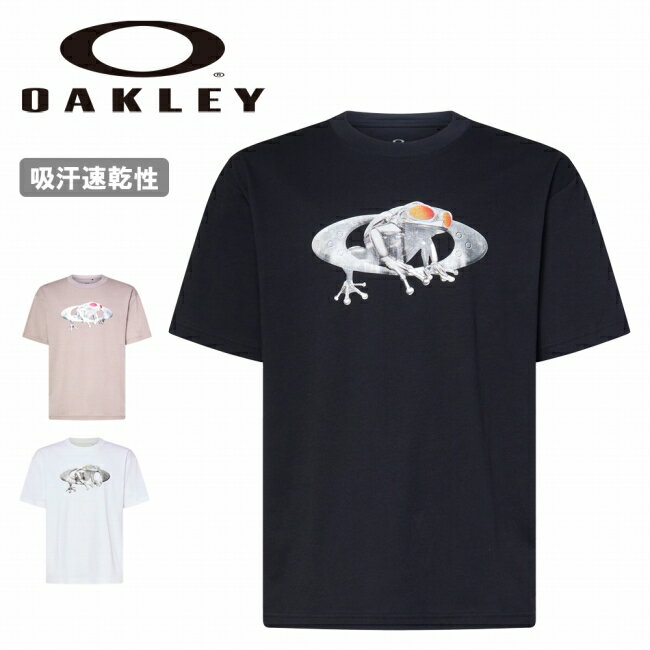 樂天商城 - 【9日20時〜16日1時59分限定クーポン配布中】●OAKLEY オークリー Enhance Qdc SS Tee Frog 5.0 エンハンスQDC SSティーフロッグ5.0 FOA409028 【 トップス 半袖 Tシャツ UVカット 吸汗速乾 アウトドア 】【メール便・代引不可】