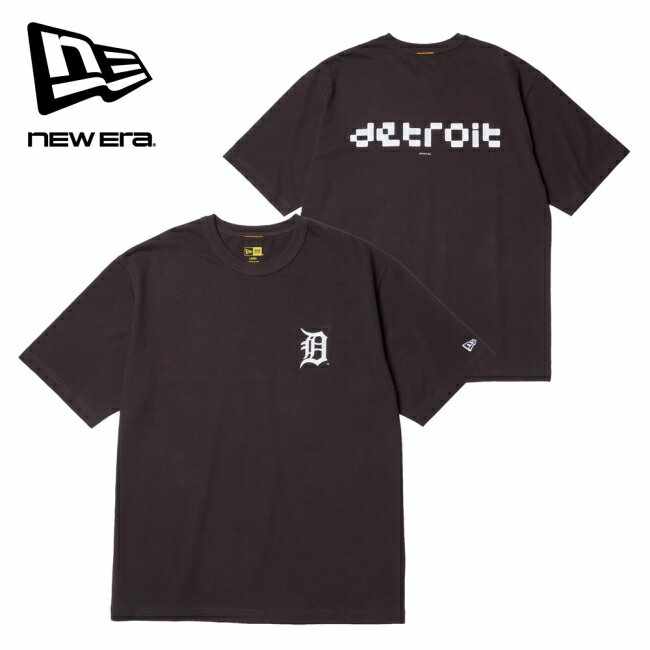 樂天商城 - ●NEWERA ニューエラ 半袖 ウォッシュドコットン Tシャツ powered by GORO (min-nano) デトロイト・タイガース スミクロ 14880331 【 トップス ショートスリーブ 綿 ウォッシュ加工 アウトドア 中津川吾郎 】【メール便・代引不可】