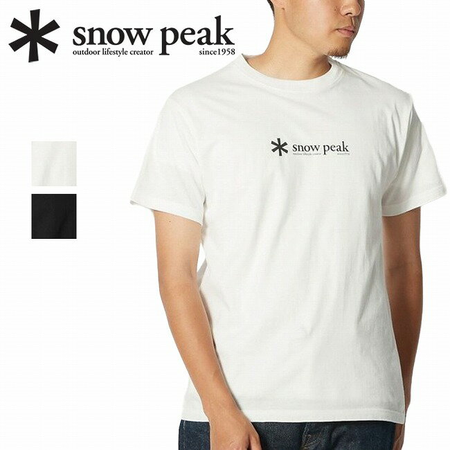 樂天商城 - 【9日20時〜16日1時59分限定クーポン配布中】●Snow Peak スノーピーク Soft Cotton Logo Short Sleeve T-Shirt ソフトコットンロゴショートスリーブTシャツ TS-25SU401 【 トップス 半袖 ワンポイント オーガニック 綿 キャンプ アウトドア 】【メール便・代引不可】