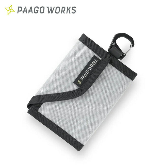 U, 吉 - ●PaaGo WORKS パーゴワークス TRAIL BANK M EXP トレイルバンクM EXP White UW601 【 財布 ウォレット コンパクト 軽量 アウトドア キャンプ フェス 】【メール便・代引不可】