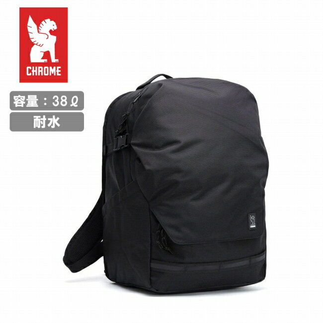 樂天商城 - 【9日20時〜16日1時59分限定クーポン配布中】●CHROME クローム Extlek 38L Backpack エクストレック38Lバックパック Black BJ006BK 【 カバン リュック 耐久 耐水 PC収納 靴収納 通勤 通学 アウトドア 】