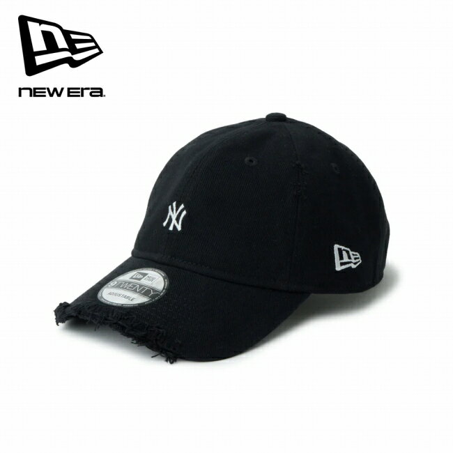 樂天商城 - 【9日20時〜16日1時59分限定クーポン配布中】●NEWERA ニューエラ 9TWENTY MLB Damaged Cap ニューヨーク・ヤンキース ブラック 14745056 【 帽子 キャップ 日除け ユニセックス クロスストラップ サイズ調整 アウトドア 】