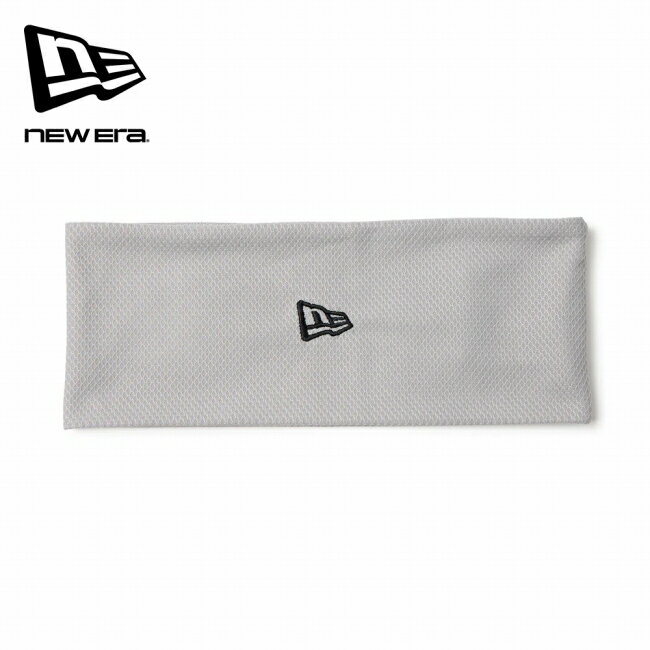 发带 - ●NEWERA ニューエラ ヘアバンド グレー 14751674 【 ヘッドバンド スポーツ アウトドア ユニセックス 吸汗速乾 】【メール便・代引不可】