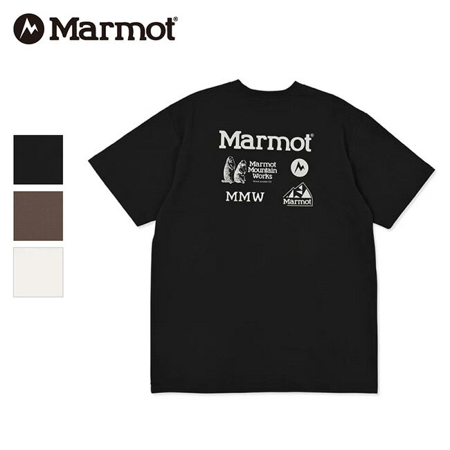 樂天商城 - 【9日20時〜16日1時59分限定クーポン配布中】●Marmot マーモット Archive History T-Shirts アーカイブヒストリーティーシャツ MTSS26MST077 【 トップス ショートスリーブ 半袖 吸水 速乾 UVカット キャンプ アウトドア 】【メール便・代引不可】