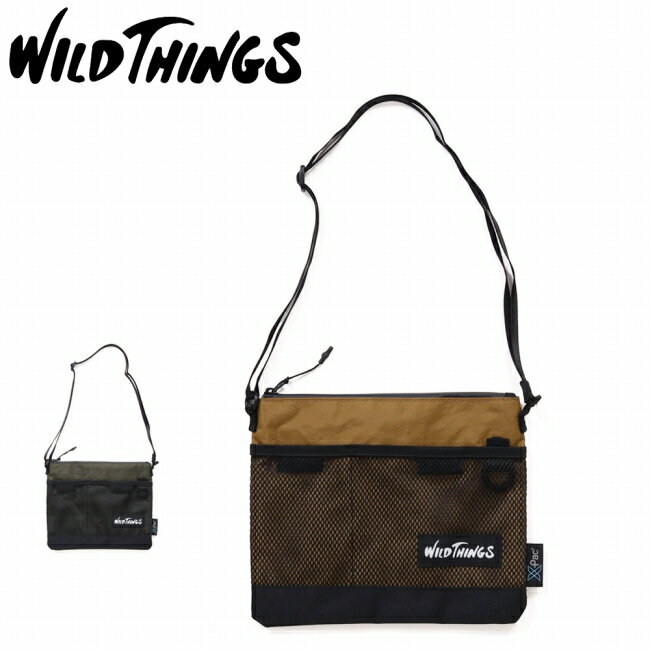 樂天商城 - 【9日20時〜16日1時59分限定クーポン配布中】●WILDTHINGS ワイルドシングス サコッシュ WT-380-1072 【 カバン 肩掛け 斜め掛け ショルダーバッグ 軽量 タウンユース アウトドア キャンプ フェス 旅行 トラベル 】【メール便・代引不可】