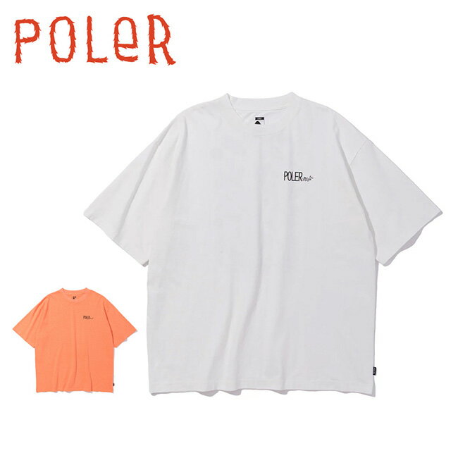 樂天商城 - 【9日20時〜16日1時59分限定クーポン配布中】●POLeR ポーラー PIGMENT DAY ONE RELAX FIT TEE ピグメントデイワンリラックスフィットティー 261MCV0054 【 トップス 半袖 Tシャツ キャンプ アウトドア 】【メール便・代引不可】