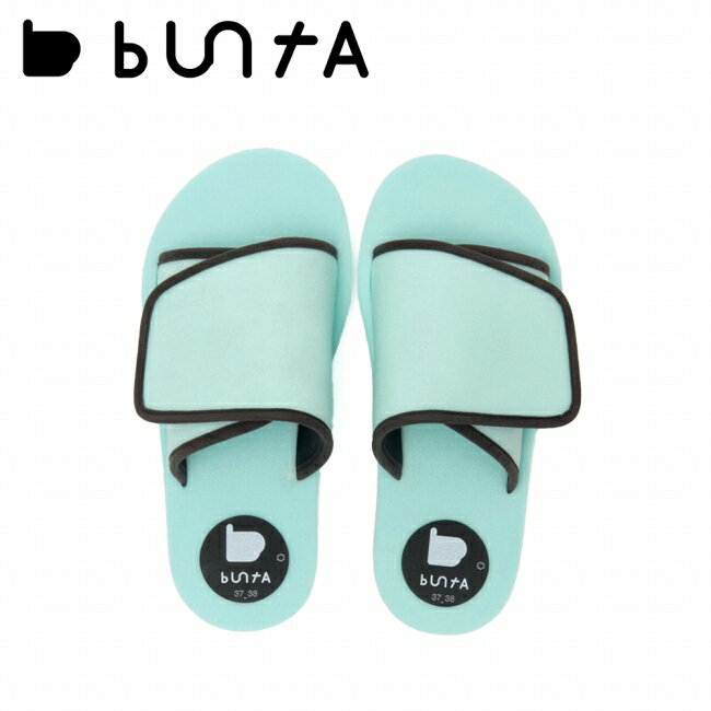 メーカー希望小売価格はメーカーカタログに基づいて掲載していますSpec ブランド名 buntA ブンタ 商品名 buntA slide ブンタスライド glow メーカー型番 サイズ 41-42(26cm)43-44(27cm)45-46(28cm)※ハーフサイズの方はワンサイズ上をおすすめします。※メーカーサイズ参照 カラー Glow 詳細 &nbsp; 発泡ラバーに蓄光性を持たせるという初の試みに成功。鮮やかなアイスブルーは、夜になると光るサンダルへ。水に強く、軽くてやわらかい「カステララバー」をたっぷり使用。スライドタイプで、気軽に履けるサンダルです。アッパーは、調節できるマジックテープ仕様。ぴったりフィットして、安定感のある履き心地です。アウトソールには竹の粉を混ぜ、約33%耐摩耗性がアップ。(※ブンタ製品比較)グリップ力はそのまま、すり減りにくく、アクティブなシーンにもぴったりです。----------------------------------【素材】アッパー/フットベッド/底材：特殊配合ゴム ------------------------------------------------------------ ※モニタやPC環境等により実物と多少色合いが異なって見える場合もございます。 ※外箱がある商品につきましては生産、運搬の過程上、商品の箱(外箱)に多少の汚れや、破れ等が生じる場合がございます。 予めご了承の上お買い求め頂きます様、よろしくお願いいたします。 ※パターン生地を使用している商品によってはパターン位置に個体差がございます。予めご了承下さい。 ※一部商品画像にメーカー提供画像を使用している商品もございますので、仕様が予告なく変更される場合がございます。 ※複数のショッピングモールで同時販売しておりますので、在庫切れになってしまう場合がございます。 厳重に注意し在庫システムで管理を行っておりますが、お買い上げいただいた商品が品切れになってしまう場合がございます。 また、人気商品に関しましても複数のお客様が一度に購入を行い、在庫の反映が間に合わずご購入できてしまう場合がございます。 その際はお客様には必ずご連絡をさせていただきますが、万が一入荷予定がない場合はキャンセルさせていただく場合がございます。 大変申し訳ございませんがあらかじめご了承ください。 ※メール便発送対象商品に関しましては、メール便規定料金にてお送りします。 ※ガス缶などをご使用いただく商品の場合、同メーカーのものをご使用いただくことを推奨しております。 製品不良などが起こった場合、保証対象外となる場合がございます。 ------------------------------------------------------------