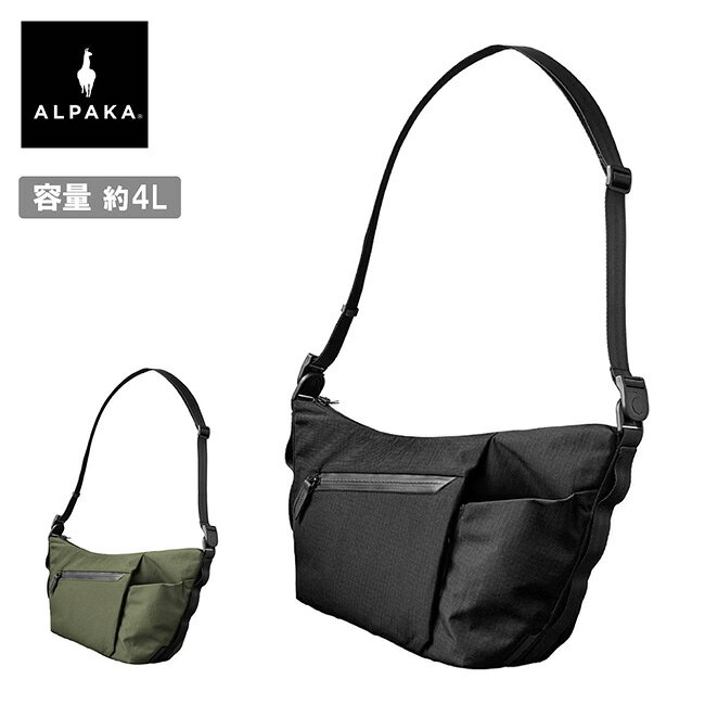 ●ALPAKA アルパカ Flow Satchel 4L フローサッチェル 4185 【 カバン 肩掛け アウトドア ボディーバッグ スリングバッグ 】