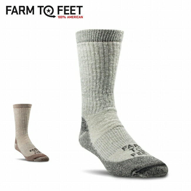 乐天商城 - 【4日20時〜11日1時59分限定クーポン配布中！】●Farm To Feet ファームトゥフィート Rugged Trail Boulder Full Cushion Crew ラギッドトレイルボルダーフルクッションクルー 8542 【 靴下 ハイキング 登山 タウンユース キャンプ アウトドア 】【メール便・代引不可】