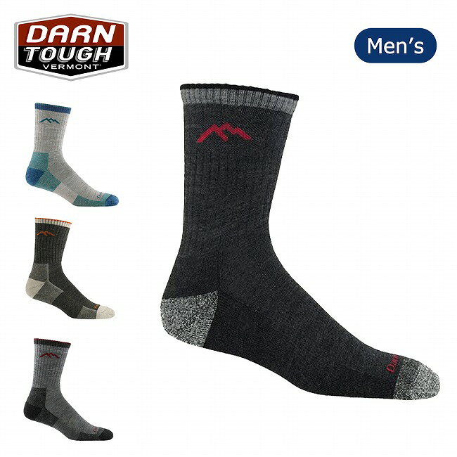 メーカー希望小売価格はメーカーカタログに基づいて掲載していますSpec ブランド名 DARN TOUGH ダーンタフ 商品名 Ms 1466 マイクロクルー ミッドウェイトクッション メーカー型番 19441466 サイズ M：24.5-27.0L：27.0-29.0(単位：cm)※メーカーサイズ参照 カラー BlackRyeOliveCharcoal 詳細 &nbsp; クルータイプ。アメリカのアウトサイド誌にて高い評価を得たモデルです。防縮加工を施したメリノウールを使用していますので蒸れ難く防臭抗菌効果、体温調節機能に優れています。足裏にダーンタフ独自の編み方により高密度クッショニングを、アンクル上部にはリビングを施しずれにくく適切なフィットを実現。アーチ部分は伸縮性のあるアーチサポートがあり、摩擦の多いヒールとつま先部分は耐性補強され、つま先部分はインビジブルシームで快適な履き心地のリングトゥー構造になっています。レッグ部分はクッションなしでフィット性の高いワイドリブ編みを採用。晩秋〜春にかけてのウォーキング、ハイキングやトレッキングに最適です。・「ハイカーシリーズ」は、ミッドウェイトの厚みを採用した、中厚手のシリーズです。　足全体に適度なクッションを求められる方や春〜秋シーズンのハイキングにおすすめです。・ハイカーシリーズの中でも、特にバランス取れたマイクロクルー丈で足裏のみクッションの配置された#1466は、通年で最も人気のあるスタイルです。　ダーンタフの靴下を初めて購入する方へオススメです。・「マイクロクルー」長すぎず、短すぎない、ちょうどいいソックスが欲しいハイカーに。　ふくらはぎ中央部までの長さで、どの丈のシューズとも相性が良いです。・「ミッドウェイト」長時間の歩行・着用を想定した中厚の靴下です。　より自然な保温性と耐久性を備えた、ハイカーの必需品です。・「クッション」ループ状のクッションが足裏にありますが、足全体に配置されることはありません。　ダーンタフの中で一番人気の万能型クッション性能です。・「トゥルーシームレス」つま先は縫い目がなく、代わりに編み物のループ機構によって接合されています。　その結果、フラットで目に見えない滑らかな感触が得られます。・メリノウールとナイロンを高密度で編んでいるダーンタフの靴下は、強度と耐久性があります。----------------------------------【組成】メリノウール61％、ナイロン36％、Lycraスパンデックス3％ ------------------------------------------------------------ ※モニタやPC環境等により実物と多少色合いが異なって見える場合もございます。 ※外箱がある商品につきましては生産、運搬の過程上、商品の箱(外箱)に多少の汚れや、破れ等が生じる場合がございます。 予めご了承の上お買い求め頂きます様、よろしくお願いいたします。 ※パターン生地を使用している商品によってはパターン位置に個体差がございます。予めご了承下さい。 ※一部商品画像にメーカー提供画像を使用している商品もございますので、仕様が予告なく変更される場合がございます。 ※複数のショッピングモールで同時販売しておりますので、在庫切れになってしまう場合がございます。 厳重に注意し在庫システムで管理を行っておりますが、お買い上げいただいた商品が品切れになってしまう場合がございます。 また、人気商品に関しましても複数のお客様が一度に購入を行い、在庫の反映が間に合わずご購入できてしまう場合がございます。 その際はお客様には必ずご連絡をさせていただきますが、万が一入荷予定がない場合はキャンセルさせていただく場合がございます。 大変申し訳ございませんがあらかじめご了承ください。 ※メール便発送対象商品に関しましては、メール便規定料金にてお送りします。 ※ガス缶などをご使用いただく商品の場合、同メーカーのものをご使用いただくことを推奨しております。 製品不良などが起こった場合、保証対象外となる場合がございます。 ------------------------------------------------------------