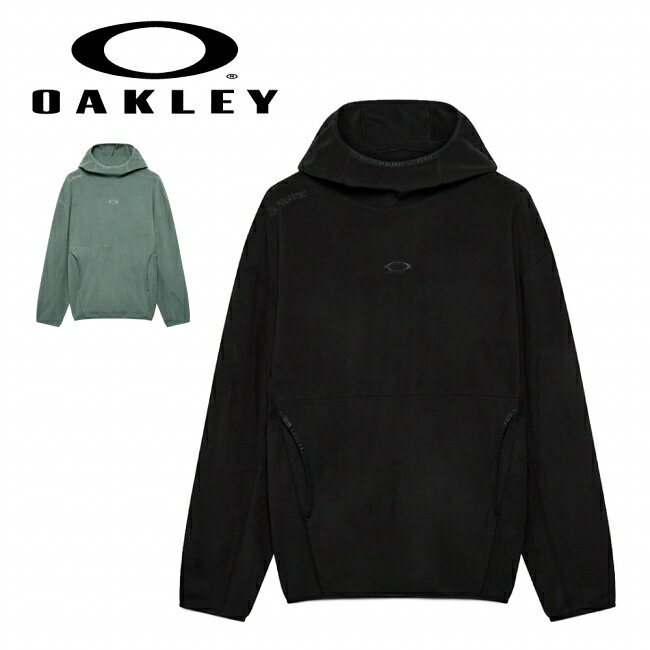 メーカー希望小売価格はメーカーカタログに基づいて掲載していますSpec ブランド名 OAKLEY オークリー 商品名 Slush Polar Hoodie スラッシュポーラーフーディ メーカー型番 FOA408615 サイズ US/EU S(JPN M)：前丈70　身幅59　裄丈91US/EU M(JPN L)：前丈72　身幅61　裄丈93US/EU L(JPN XL)：前丈74　身幅63　裄丈95(単位：cm)※メーカーサイズ参照 カラー Aviator GreenPitch Black 詳細 &nbsp; Polartec 200シリーズのフルボディファブリックを採用したバギーフィットのフーディーフリース。首・肩・袖・裾にナイロンオーバーレイを施したハイブリッド構造で耐久性を強化。スナッグフードとブランドロゴ入りの伸縮バインディングがフィット感を向上。カンガルーポケットとリーシュホルダーを装備し、裾はドローコードで調整可能。----------------------------------【素材】ポリエステル100% ------------------------------------------------------------ ※モニタやPC環境等により実物と多少色合いが異なって見える場合もございます。 ※外箱がある商品につきましては生産、運搬の過程上、商品の箱(外箱)に多少の汚れや、破れ等が生じる場合がございます。 予めご了承の上お買い求め頂きます様、よろしくお願いいたします。 ※パターン生地を使用している商品によってはパターン位置に個体差がございます。予めご了承下さい。 ※一部商品画像にメーカー提供画像を使用している商品もございますので、仕様が予告なく変更される場合がございます。 ※複数のショッピングモールで同時販売しておりますので、在庫切れになってしまう場合がございます。 厳重に注意し在庫システムで管理を行っておりますが、お買い上げいただいた商品が品切れになってしまう場合がございます。 また、人気商品に関しましても複数のお客様が一度に購入を行い、在庫の反映が間に合わずご購入できてしまう場合がございます。 その際はお客様には必ずご連絡をさせていただきますが、万が一入荷予定がない場合はキャンセルさせていただく場合がございます。 大変申し訳ございませんがあらかじめご了承ください。 ※メール便発送対象商品に関しましては、メール便規定料金にてお送りします。 ※ガス缶などをご使用いただく商品の場合、同メーカーのものをご使用いただくことを推奨しております。 製品不良などが起こった場合、保証対象外となる場合がございます。 ------------------------------------------------------------