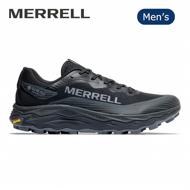 メーカー希望小売価格はメーカーカタログに基づいて掲載していますSpec ブランド名 MERRELL メレル 商品名 AGILITY PEAK 6 GORE-TEX アジリティーピーク6ゴアテックス Black メーカー型番 J00003272 サイズ US8(26cm)〜US10(28cm)※メーカーサイズ参照 カラー Black 詳細 &nbsp; 「AGILITY PEAK 6 GORE-TEX」は、あらゆる距離、フィールドコンディションにおいてパフォーマンス性を最大化する高機能ソールユニットを搭載したMERRELLトレイルランニングシューズのアイコンモデルと言える「Agility Peak 6(アジリティーピーク6)」をベースに、優れた透湿防水機能を誇る「GORE-TEX」を搭載した全天候対応モデルです。【機能・マテリアル】・リップストップ ナイロンアッパー　ナイロン繊維を格子状に縫い込んだ高強度生地。　軽量で高い引裂き強度を持つ。・GORE-TEX Invisible Fit(ゴアテックス インビジブルフィット)アッパー　耐久防水性、防風性、透湿性に優れたゴアテックスファブリックをアッパーに直接接着する特殊構造。　通常の防水メンブレンに比べ1枚生地で構成されているため、速乾性の向上、軽量構造による重量18%削減、防水メンブレン非搭載タイプと同じく自然なフィット感に期待できる。・TPUオーバーレイ アッパー補強　アッパーサイドやシューレース回りをTPU(熱可塑性ポリウレタン)で補強し、外部の当たりから足を守り、さらにアッパーの安定性を高める。　前モデルに比べ配置や面積を見直し耐久性が向上。・ シューレース収納 伸縮ゴムキーパー　結んだ後のシューレースを収納する伸縮性キーパーゴム。・パッド付履き口 /ベローズタン　クッション性のあるパッド付履き口を採用。　長時間の着用でも踵まわりの足当たりを緩和し快適にフィットさせる。　また一体型のシュータンにより土や小石、水の侵入を防ぐ。・リサイクル メッシュライニング　100%リサイクル素材を採用した通気性に優れるメッシュライニング。・リサイクル メッシュフットベッドカバー×Cleansport NXT防臭加工　5%リサイクル素材を採用したメッシュフットベッドカバーに、Cleansport NXT防臭加工を施し、快適性を保たせる。・リサイクル PUフッドベッド　5%リサイクル素材を採用した非常にクッション性に優れるポリウレタンフォームのフッドベッド。・FLEXCONNECT(フレックスコネクト)ミッドソール構造　ミッドソールの内側に縦横のアシストラインを入れ、あらゆる方向への足の屈曲をスムーズにし、地面をより掴み易くする構造。　厚底シューズでありながら足裏の感覚向上にも寄与。　前モデルはフォアフット側3/4のみだったが、本モデルは踵からつま先まで全体に配置。・ESSロックプレート　フォアフット側1/2のミッドソールとアウトソールの間に、足底を保護し、地面から突き上げ対策になるロックプレートを搭載。　厚底でありながら、足の着地時において足裏感覚を強調させ面安定感に寄与する。　足裏を感じ易くすることで、足さばきや着地をコントロールしやすくさせ、グリップ力自体にも影響する。・FLOATPRO(フロートプロ)ミッドソール　クッション性・反発弾性に優れ、相反する軽量性と耐久性(機能持続性)を両立させたメレル独自開発の高機能サステナブルEVAフォーム。　環境への負荷を軽減するため「廃材を出さない製造工程」で、さらに再利用しやすいTPE(サーモ・プラスチック・エラストマー)素材を原料としている。・Vibram MEGAGRIP(ヴィブラム メガグリップ)アウトソール　イタリアの世界的ソールメーカー「Vibram」屈指のハイパフォーマンスコンパウンドグリップ。　濡れた路面や起伏のある地形で高いグリップ性を誇る。　機能性を最大限発揮させるため、こだわりのラグパターンを採用し、グリップ性アップと軽量化を実現。　ミッドソールへの接着構造もアップデートし、安定性と耐久性を向上。・Vibram TRACTION LUG(ヴィブラム トラクションラグ)ラグ形状　細かな突起のあるラグ形状(ヴィブラム最新特許技術)により、表面積が50%増加することで安定性を高め、トラクション性が最大25%向上。　Vibram MEGAGRIPと合わせて、さらに高いグリップ性を実現。　前モデルからアップデートし、全ラグにVibram TRACTION LUGを配置 ------------------------------------------------------------ ※モニタやPC環境等により実物と多少色合いが異なって見える場合もございます。 ※外箱がある商品につきましては生産、運搬の過程上、商品の箱(外箱)に多少の汚れや、破れ等が生じる場合がございます。 予めご了承の上お買い求め頂きます様、よろしくお願いいたします。 ※パターン生地を使用している商品によってはパターン位置に個体差がございます。予めご了承下さい。 ※一部商品画像にメーカー提供画像を使用している商品もございますので、仕様が予告なく変更される場合がございます。 ※複数のショッピングモールで同時販売しておりますので、在庫切れになってしまう場合がございます。 厳重に注意し在庫システムで管理を行っておりますが、お買い上げいただいた商品が品切れになってしまう場合がございます。 また、人気商品に関しましても複数のお客様が一度に購入を行い、在庫の反映が間に合わずご購入できてしまう場合がございます。 その際はお客様には必ずご連絡をさせていただきますが、万が一入荷予定がない場合はキャンセルさせていただく場合がございます。 大変申し訳ございませんがあらかじめご了承ください。 ※メール便発送対象商品に関しましては、メール便規定料金にてお送りします。 ※ガス缶などをご使用いただく商品の場合、同メーカーのものをご使用いただくことを推奨しております。 製品不良などが起こった場合、保証対象外となる場合がございます。 ------------------------------------------------------------