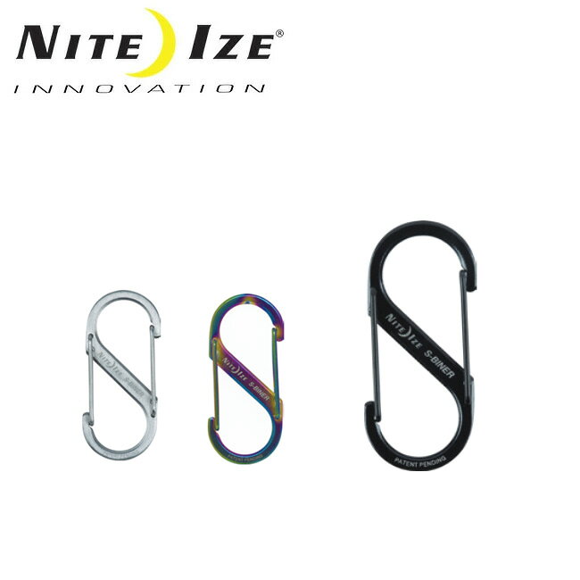 ●NITE-IZE ナイトアイズ S-BINER ステンレススチール No2 エスビナー SB2-03-01/SB2-03-11/SB2-03-07 【日本正規品 カラビナ アウトドア キーホルダー アクセサリー】【メール便・代引不可】