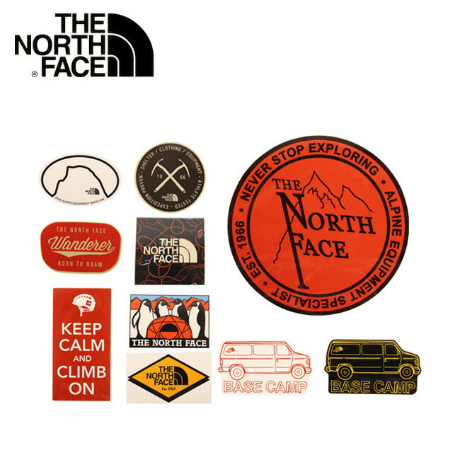 ●THE NORTH FACE ノースフェイス ステッカー TNFプリントステッカー Tnf Print Sticker NN31710  