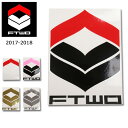 ●FTWO エフティダブルオー STICKER FTWO CI ステッカーエフティダブルオーシーアイ 20cm 【カスタム シール 雑貨】【メール便発送350円...