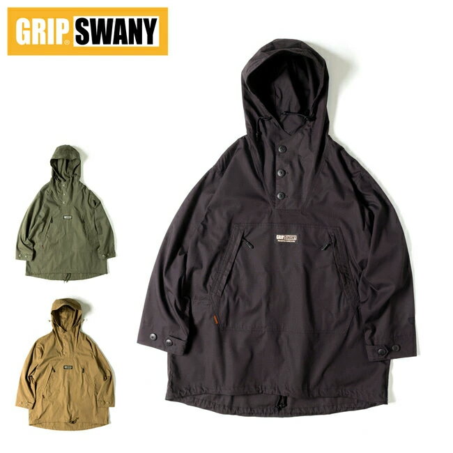 樂天商城 - 【4/24 20:00〜4/27 9:59限定クーポン配布中】●GRIP SWANY グリップスワニー GS ANORAK アノラック GSJ-85 【 難燃 焚き火 ジャケット アウター パーカー フーディ アウトドア キャンプ 】