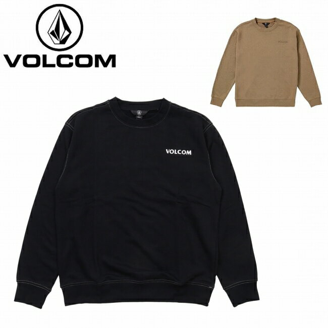●VOLCOM ボルコム Free Fall Crew フリーフォールクルー A4602401 【 トップス 長袖 プルオーバー トレーナー 胸ロゴ アウトドア 】