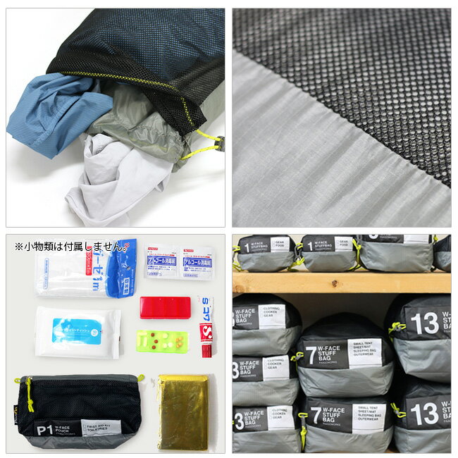 ��PaaGo WORKS �ѡ�������� W-FACE STUFF BAG 7 ���֥�ե����������åեХå� US007/US917/US107 �ڼ�Ǽ ι�� �����ȥɥ��ۡڥ᡼���ء�����Բġ�